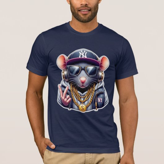 RAT-NYC URBAN STYLE 4 T-SHIRT (Voorkant)