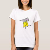 Rat op de catwalk t-shirt (Voorkant)