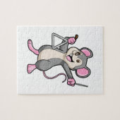 Rat op muziek met Triangel Legpuzzel (Horizontaal)