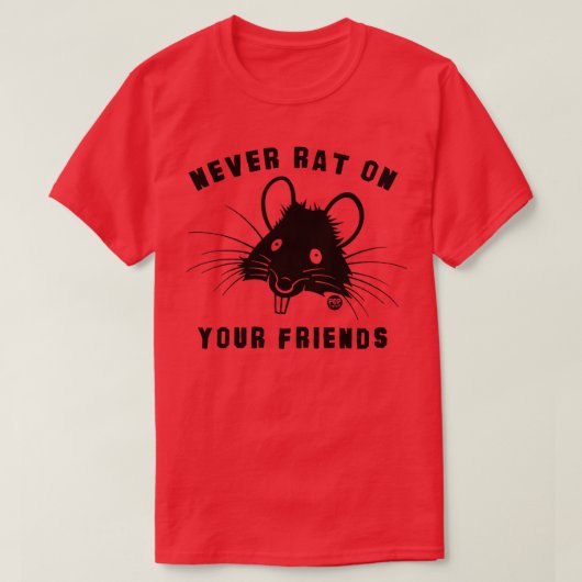 Rat op vrienden t-shirt (Design voorkant)