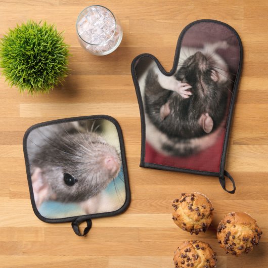 Rat Ovenwant & Pannenlap Set (Top down)