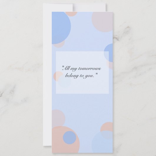 Rat Pack Uitnodiging - Blauw (Achterkant)