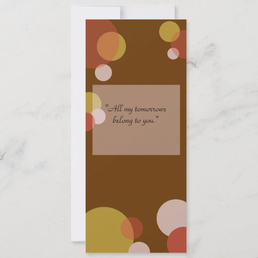 Rat Pack Uitnodiging - Bruin (Achterkant)