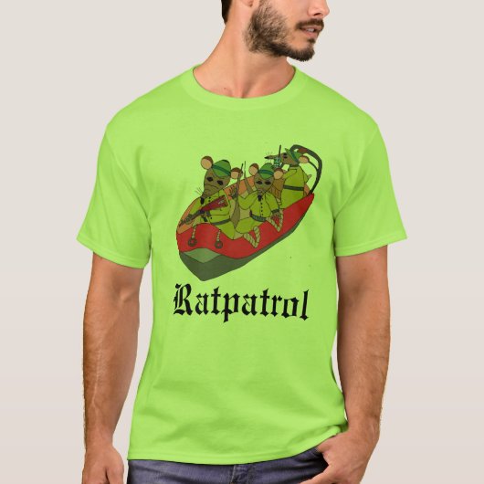 Rat patrol t-shirt (Voorkant)