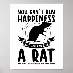 Rat Pet   Gift knaagdieren voor thuisritten Poster