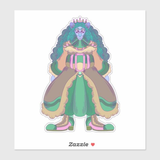 Rat Princess Sticker (Vel)