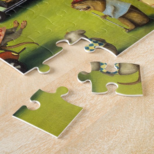 Rat Race 2 bij de Golfcursus Legpuzzel (Zijkant)