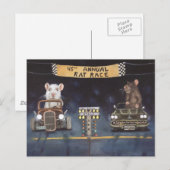 Rat Race Briefkaart (Voorkant / Achterkant)