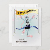 Rat Race Funny Retirement Briefkaart (Voorkant / Achterkant)