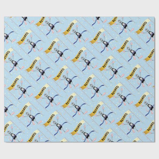 Rat Race Funny Retirement Cadeaupapier (Vlak)