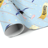 Rat Race Funny Retirement Cadeaupapier (Rol Hoek)