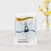 Rat Race Funny Retirement Kaart (Gele Bloem)