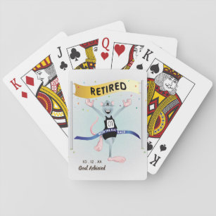 Rat Race Funny Retirement Pokerkaarten