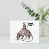 Rat Race Geek Cowboy Briefkaart (Staand voorkant)