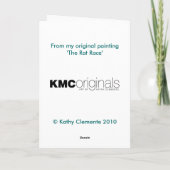 Rat Race Verjaardag Wenskaart Kaart (Achterkant)