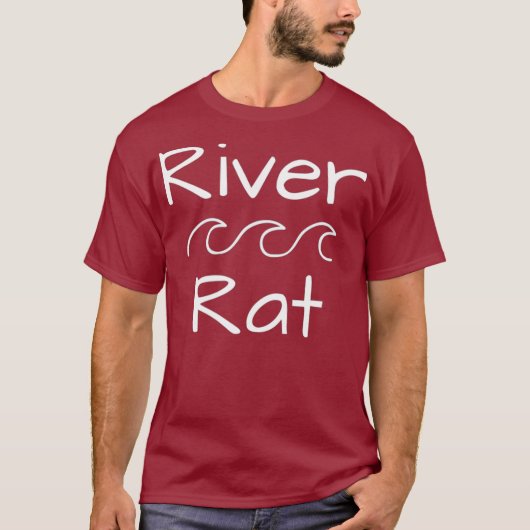 Rat Rafting Kayaking Canoeing Camping T-shirt (Voorkant)