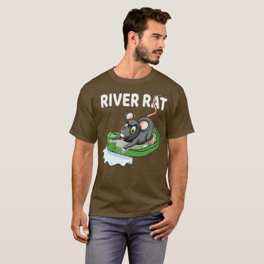 Rat Rafting T-shirt (Voorkant volledig)