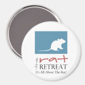 Rat Retreat Grote 3" ronde magneet (Voorkant / Achterkant)
