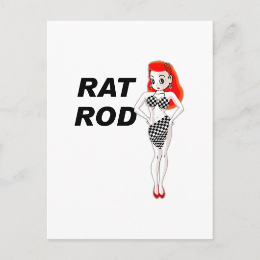 Rat Rod Briefkaart (Voorkant)