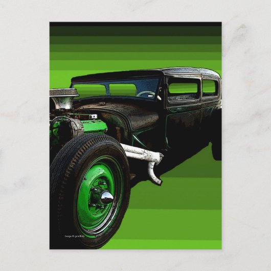 Rat Rod Briefkaart (Voorkant)