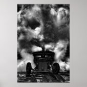 Rat Rod Burn out Poster (Voorkant)