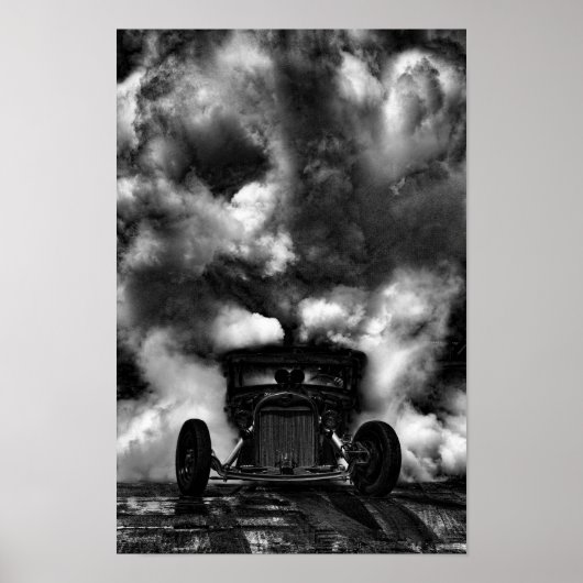 Rat Rod Burn out Poster (Voorkant)