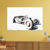 Rat Rod Canvas Afdruk (Insitu (Woonkamer))