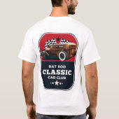 Rat rod classic car club t-shirt (Achterkant)