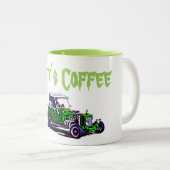 Rat Rod Custom Name Coffee Mok (Voorkant rechts)