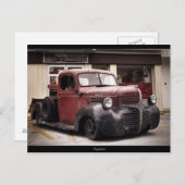 "RAT ROD" DODGE-Briefkaart Briefkaart (Voorkant / Achterkant)