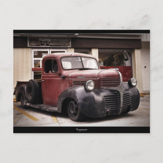 "RAT ROD" DODGE-Briefkaart Briefkaart