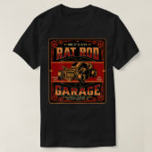 Rat Rod Garage Shade Tree-mechanisme (afdrukken op T-shirt (Design voorkant)