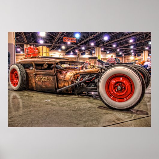 Rat Rod in HDR. Poster (Voorkant)