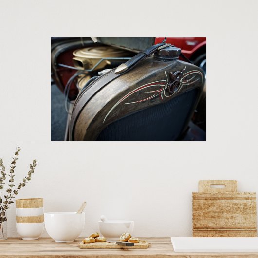 Rat Rod in HDR. Poster (Keuken)