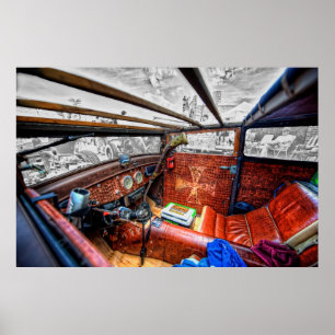 Rat Rod Interior Poster
