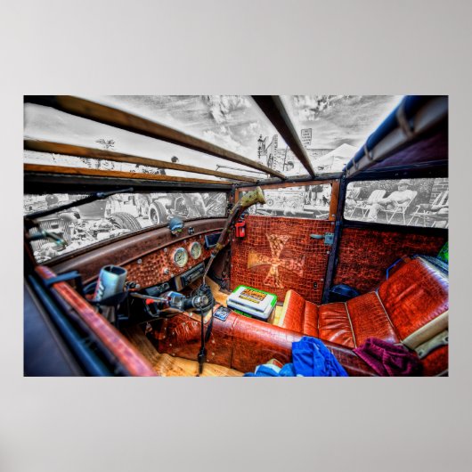 Rat Rod Interior Poster (Voorkant)