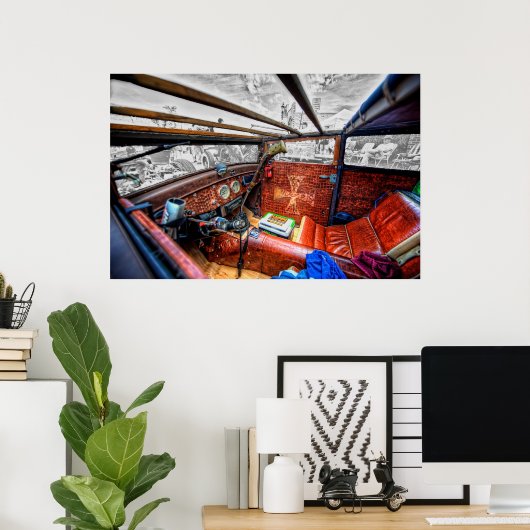 Rat Rod Interior Poster (Thuiskantoor)