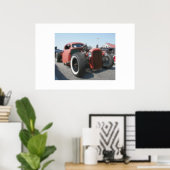 Rat Rod - Luchtborstel en inkt Poster (Thuiskantoor)