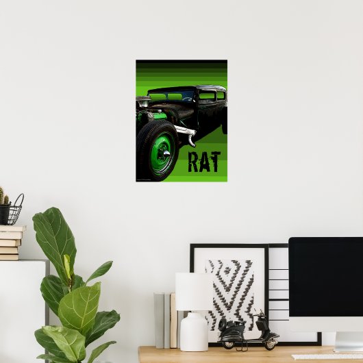 Rat Rod Poster (Thuiskantoor)