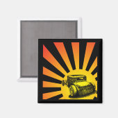 Rat Rod Sunset Magnet (Voorkant / Achterkant)