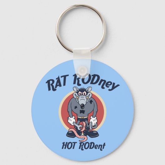 Rat Rodney Sleutelhanger (Voorkant)