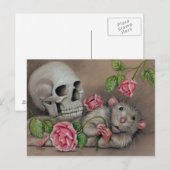 Rat Roos Tekening Briefkaart (Voorkant / Achterkant)