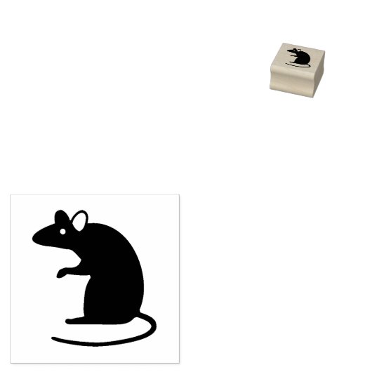 "Rat" Rubberen stempel (Gestempeld)
