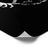 Rat Scary Skeleton Hand Boop Spooky Halloween Poster (Hoek)