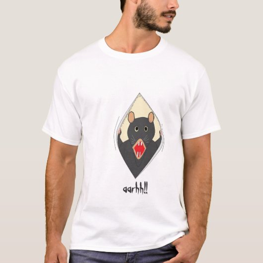 Rat shirt. t-shirt (Voorkant)