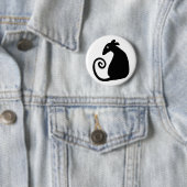 Rat Silhouette-knop Ronde Button 5,7 Cm (In situ)