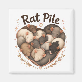 Rat stapel magneet