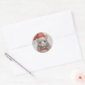Rat sticker in rood Santa hat KMCoriginals (Envelop)