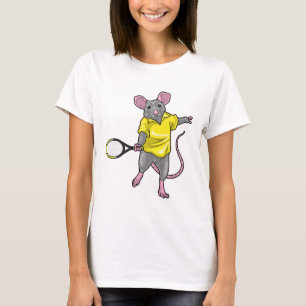 Rat Tennis racket T-shirt