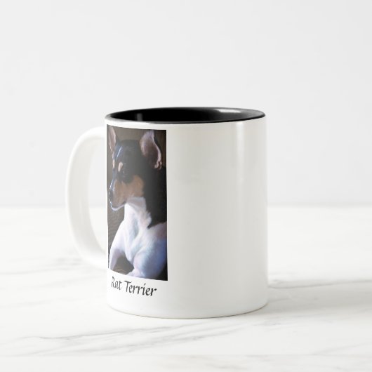 Rat Terrier 2 Mok (Voorkant links)